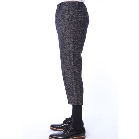 Matiere Men's Large Wool Cropped Pant Gray - Picture 1 of 7